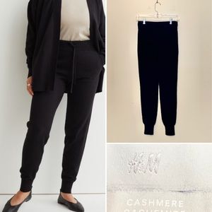 H&M cashmere joggers. Size XS